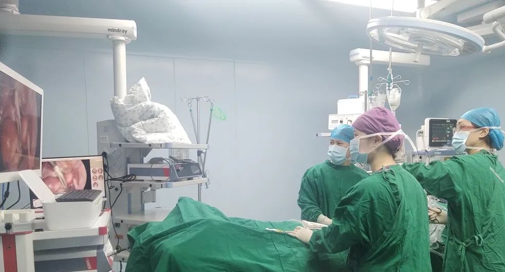 南方医院泰成逸园分院妇科成功施行宫外孕腹腔镜手术