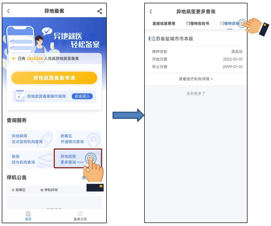 我院已开通跨省门特结算报销业务