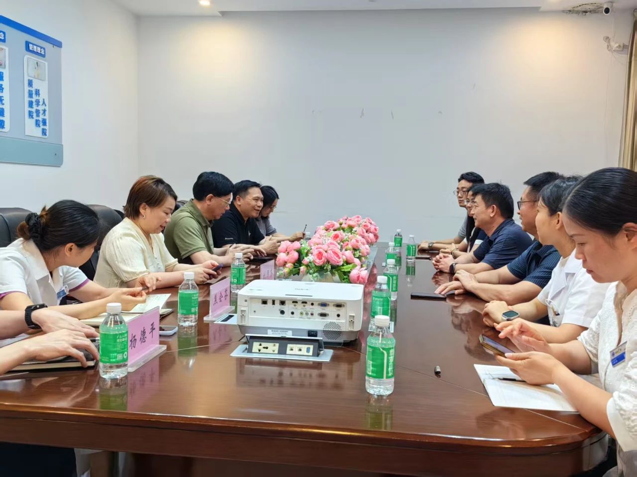 广东岭南职业技术学院领导到泰成医院参观考察 共商人才引进合作